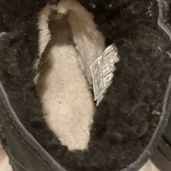 UGG Classic Mini Turnlock Bling Swarovski Crystal Black Boot, Size 8 - Picture 6 of 16